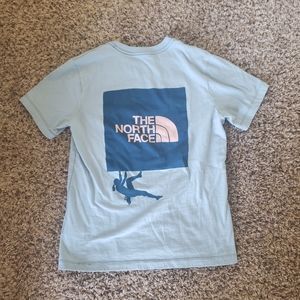 *DONATING SOON* THE NORTH FACE Light Blue Climber Logo Cotton Tee Size XS
